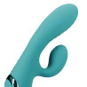  Loveline Vibro Rabbit Gonflable Flatblue 11 x 3.5cm